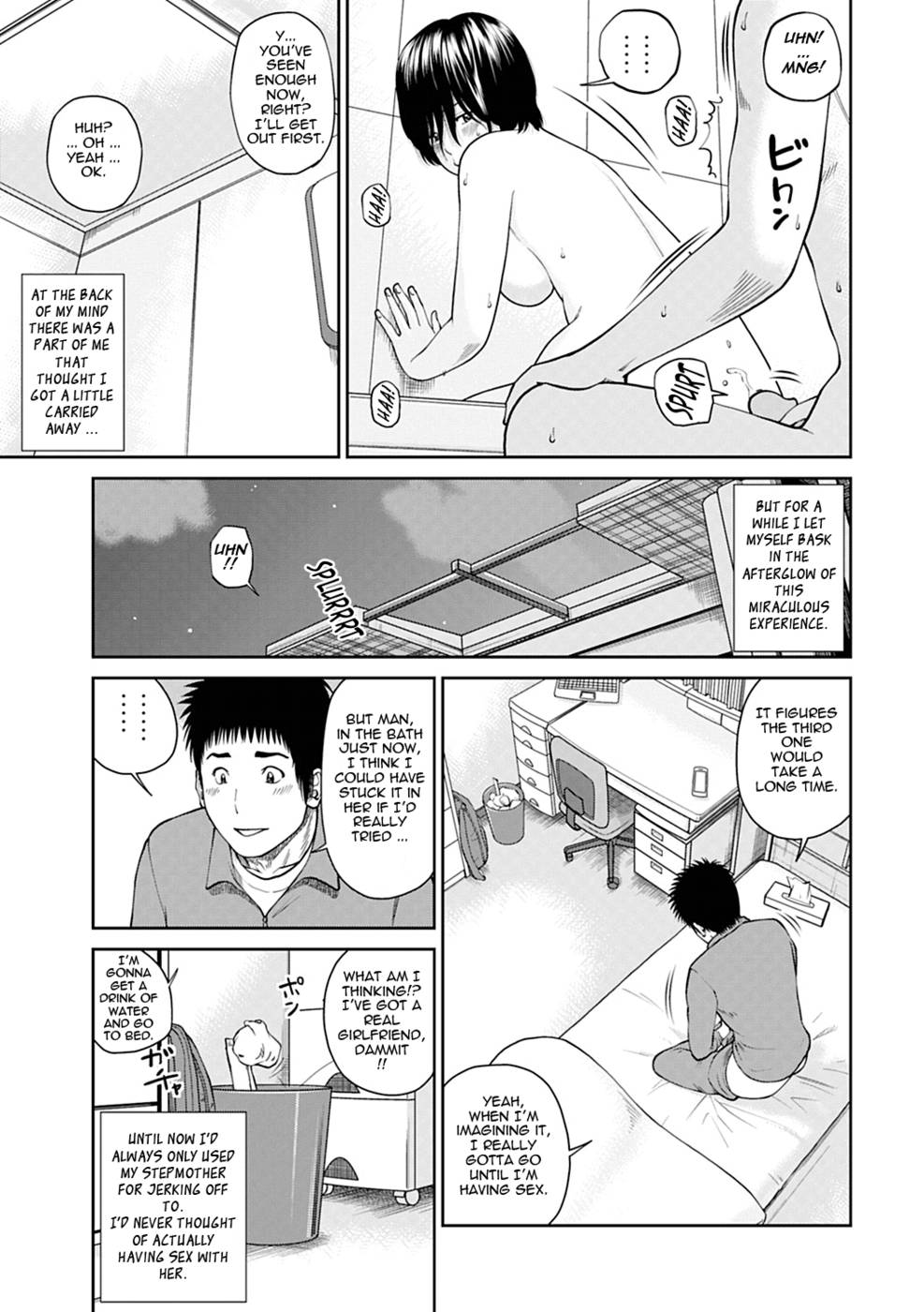 Hentai Manga Comic-34 Year Old Unsatisfied Wife-Chapter 6-Naked Stepmother-First Half-17